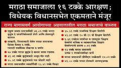 maratha reservation, maharashtra , info graphics