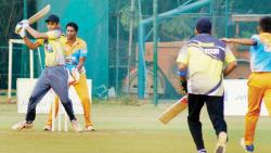 Shivam Jha of Lions (batting) in action at Poona Club ground