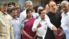 LokSabha 2019: Oppn meet to discuss possibility of non-NDA alliance staking claim to govt formation LokSabha 2019: Oppn meet to discuss possibility of non-NDA alliance staking claim to govt formation