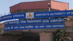 Goa airport services suspended for 2 hours Goa airport services suspended for 2 hours