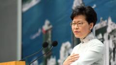 Hong Kong Chief Executive Carrie Lam speaks during a press conference at the government headquarters in Hong Kong on June 15, 2019. AFP Photo Hong Kong Chief Executive Carrie Lam speaks during a press conference at the government headquarters in Hong Kong on June 15, 2019. AFP Photo
