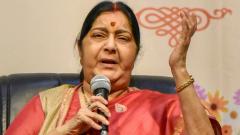 Kartarpur corridor not connected with dialogue with Pak: Sushma Swaraj Kartarpur corridor not connected with dialogue with Pak: Sushma Swaraj