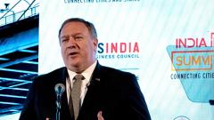 US Secretary of State Mike Pompeo addresses the India Ideas Summit in Washington, DC, on June 12, 2019. AFP Photo US Secretary of State Mike Pompeo addresses the India Ideas Summit in Washington, DC, on June 12, 2019. AFP Photo
