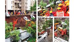 15 persons killed after compound wall collapse in Kondhwa 15 persons killed after compound wall collapse in Kondhwa