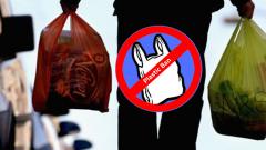 Panel formed to define ‘single use plastic’ Panel formed to define ‘single use plastic’