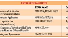 Tentative dates of State CET 2019-20 declared Tentative dates of State CET 2019-20 declared