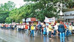 Rally on spreading awareness about eggs and chicken held Rally on spreading awareness about eggs and chicken held