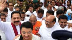 Mass protest rally in Lanka against ousted PM's sacking Mass protest rally in Lanka against ousted PM's sacking
