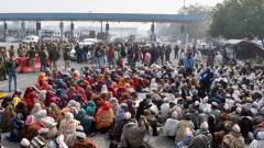 Farmers' protest at DND flyway ends Farmers' protest at DND flyway ends