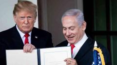 Donald Trump signs declaration on Golan Heights Donald Trump signs declaration on Golan Heights