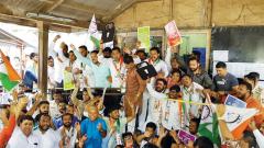 NCP youth wing protests against unemployment NCP youth wing protests against unemployment