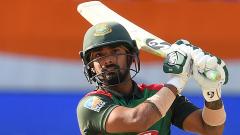 Bangladesh batsman Liton Das plays a shot during the start of the final one day international (ODI) Asia Cup cricket match between Bangladesh and India at the Dubai International Cricket Stadium in Dubai on Friday. Bangladesh batsman Liton Das plays a shot during the start of the final one day international (ODI) Asia Cup cricket match between Bangladesh and India at the Dubai International Cricket Stadium in Dubai on Friday.