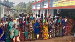 Over 70% vote in Chhattisgarh's red corridor Over 70% vote in Chhattisgarh's red corridor