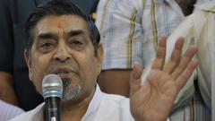 Front seat for Tytler at Cong event: SAD leader says party 'intimidating' witnesses Front seat for Tytler at Cong event: SAD leader says party 'intimidating' witnesses