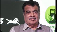 Gadkari feels dizzy, has to sit down during national anthem Gadkari feels dizzy, has to sit down during national anthem