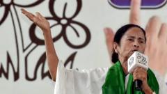 West Bengal Chief Minister and TMC supremo Mamata Banerjee campaigns for her party's candidate from Bishnupur constituency seat, Shyamal Santra, during an election rally for the upcoming Lok Sabha polls, in Bankura district on May 6, 2019. West Bengal Chief Minister and TMC supremo Mamata Banerjee campaigns for her party's candidate from Bishnupur constituency seat, Shyamal Santra, during an election rally for the upcoming Lok Sabha polls, in Bankura district on May 6, 2019.
