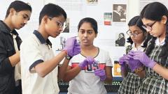 IISER-Pune researchers provide insights into bacterial DNA isolation to students IISER-Pune researchers provide insights into bacterial DNA isolation to students