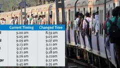 Railways change timing of Lonavla-Pune local Railways change timing of Lonavla-Pune local