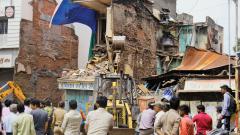 Old building in Raviwar Peth area collapses; no casualties reported Old building in Raviwar Peth area collapses; no casualties reported