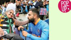Team India’s oldest fan girl Team India’s oldest fan girl
