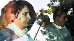 Priyanka after dropping off Vadra at ED office Priyanka after dropping off Vadra at ED office