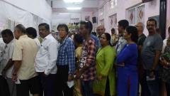 52.07 pc voter turnout till 5 pm in Maharashtra 52.07 pc voter turnout till 5 pm in Maharashtra