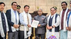 Pema Khandu takes oath as Arunachal Pradesh CM Pema Khandu takes oath as Arunachal Pradesh CM