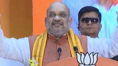 Amit Shah urges people to bless BJP in Lok Sabha polls Amit Shah urges people to bless BJP in Lok Sabha polls