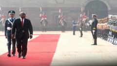 South African Prez Ramaphosa witnesses R-Day Parade at Rajpath South African Prez Ramaphosa witnesses R-Day Parade at Rajpath