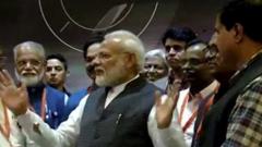 "No need to get dejected", PM tells ISRO scientists "No need to get dejected", PM tells ISRO scientists