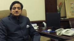 Tharoor tweet kicks up row; words twisted, says Cong leader Tharoor tweet kicks up row; words twisted, says Cong leader