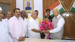 Yeddyurappa to take oath as K'taka CM at 6 p.m Yeddyurappa to take oath as K'taka CM at 6 p.m