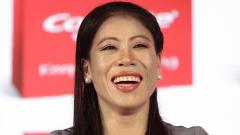 Six-time Women's World Boxing champion and Olympic medallist Mary Kom during the Colgate Palmolive India launch event at Shangri-La hotel in New Delhi on June 6, 2019. ANI Photo Six-time Women's World Boxing champion and Olympic medallist Mary Kom during the Colgate Palmolive India launch event at Shangri-La hotel in New Delhi on June 6, 2019. ANI Photo