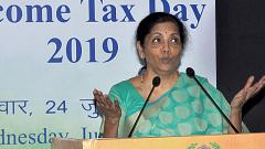 Sitharaman asks taxmen to deal firmly with evaders Sitharaman asks taxmen to deal firmly with evaders