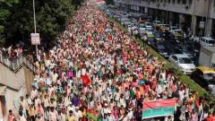 Farmers march to Mumbai's Azad Maidan for land rights, drought relief Farmers march to Mumbai's Azad Maidan for land rights, drought relief