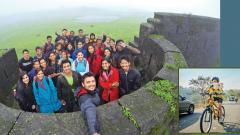 A trek in the rain A trek in the rain