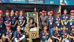 We are mechanical engineers and can do it far better than boys We are mechanical engineers and can do it far better than boys