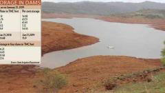 Water levels in dams drop Water levels in dams drop