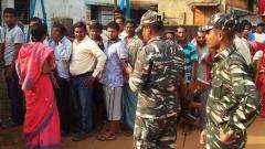 Voters queue up at a polling station to cast their ballots during the sixth phase of India's general election in Jhargram in West Bengal state on May 12, 2019. AFP Photo Voters queue up at a polling station to cast their ballots during the sixth phase of India's general election in Jhargram in West Bengal state on May 12, 2019. AFP Photo