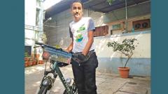 Doctor travels 800 km on cycle to spread awareness Doctor travels 800 km on cycle to spread awareness