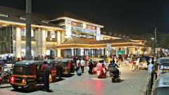 Railways decorates main building with 85 LED bulbs Railways decorates main building with 85 LED bulbs