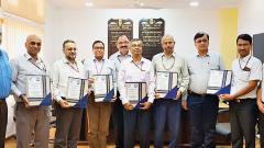 advancement: Railway Board officials and RailTel officials after signing a MoU for the Modern Train Control System Project. advancement: Railway Board officials and RailTel officials after signing a MoU for the Modern Train Control System Project.