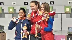 Mehuli wins silver in Women’s Air Rifle Mehuli wins silver in Women’s Air Rifle