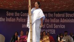 Will continue 'satyagraha' till country is saved: Mamata Will continue 'satyagraha' till country is saved: Mamata