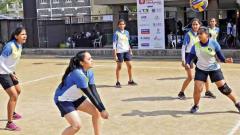 Symbiosis girls hammer MES Balshikshan Symbiosis girls hammer MES Balshikshan