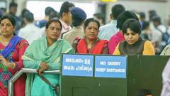 Unprecedented security in Sabarimala, Trupti Desai held up at Kochi airport due to protests Unprecedented security in Sabarimala, Trupti Desai held up at Kochi airport due to protests