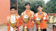 Arav Gill (extreme right) along with the others. Arav Gill (extreme right) along with the others.