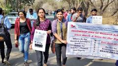 Research scholars demand hike in fellowship stipend Research scholars demand hike in fellowship stipend