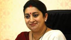 It is for Akbar to respond, says Irani on sexual harassment charges against him It is for Akbar to respond, says Irani on sexual harassment charges against him