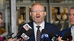 ABCs editorial director Craig McMurtrie speaks to the media as Australian police raided the headquarters of public broadcaster in Sydney on June 5, 2019. AFP Photo `ABCs editorial director Craig McMurtrie speaks to the media as Australian police raided the headquarters of public broadcaster in Sydney on June 5, 2019. AFP Photo